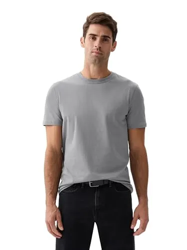 GAP Mens Everyday Soft Crewneck T-Shirt Tee Pilot Grey M