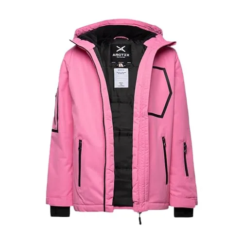 Arctix Kids' Insulated Quilted Lining Waterproof Taped Cold Weather Ultimate Performance Jacket, Blast Pink, 4T