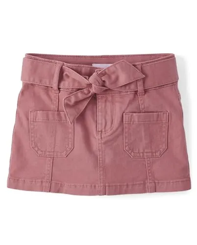 The Children's Place Girls' Everday Skirts, Flora Tie Waist, 14